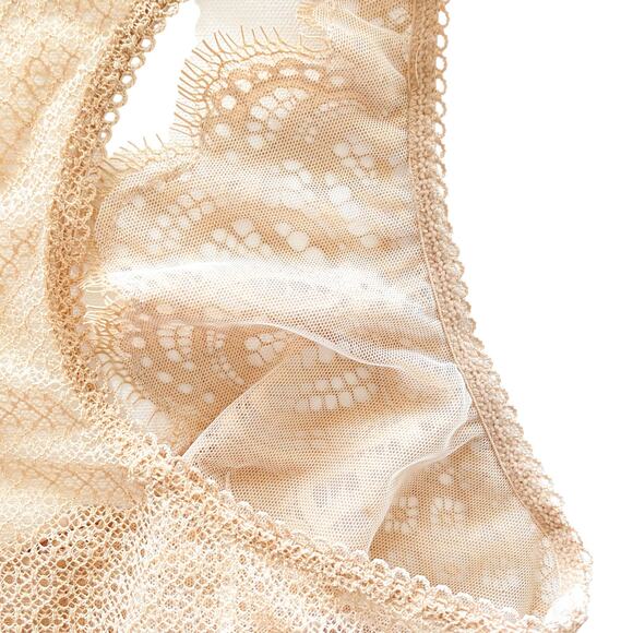 Victoria’s Secret : Dream Angels Scalloped Lace Bralette Nude/Tan Racerback : S - Picture 8 of 10